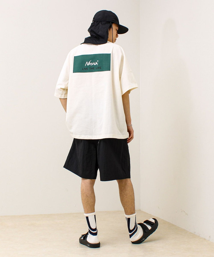 【NANGA×GLOSTER】別注2 Raglan Backprint Tee