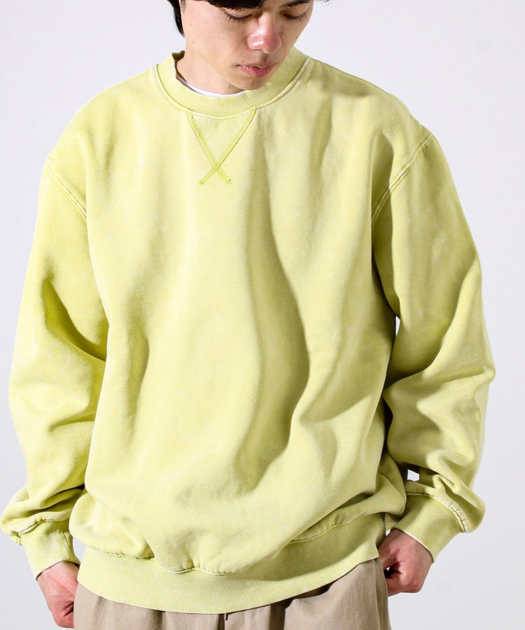 【雪の色ムラ】カラフルスノーパウダー裏起毛スウェット