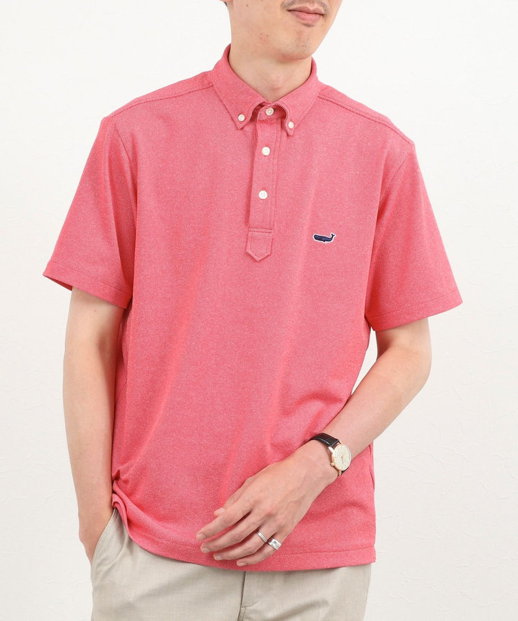 《ビジカジ対応》クジラ Polo ボタンダウンポロシャツ 26SS