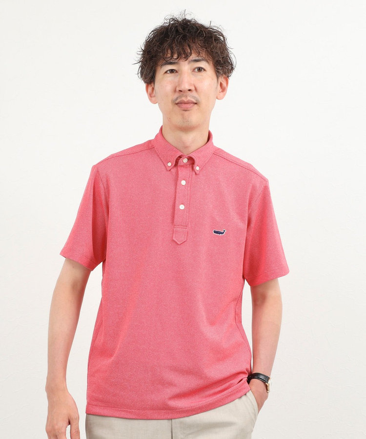 《ビジカジ対応》クジラ Polo ボタンダウンポロシャツ 26SS
