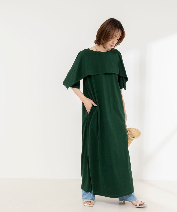 【WEB限定】ヨークケープ2WAYワンピース