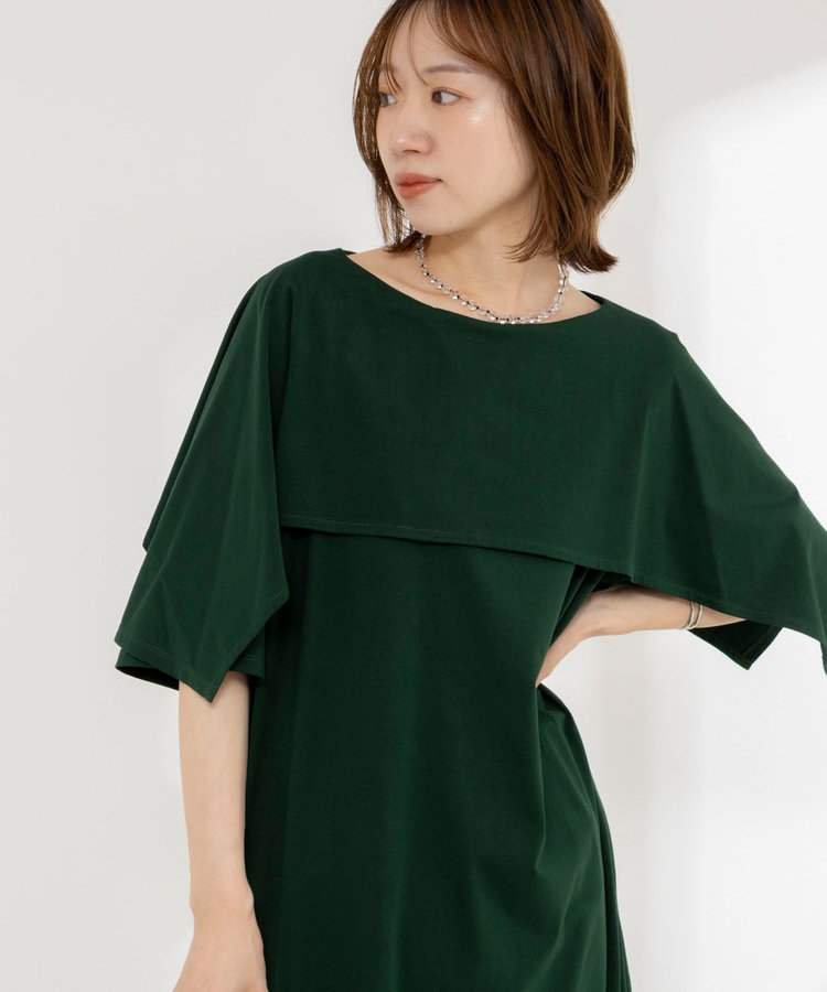 【WEB限定】ヨークケープ2WAYワンピース