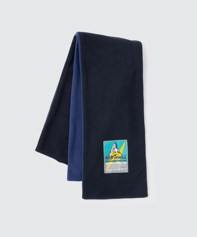 【WILD THINGS/ワイルドシングス】REVERSIBLE FLEECE MUFFLER