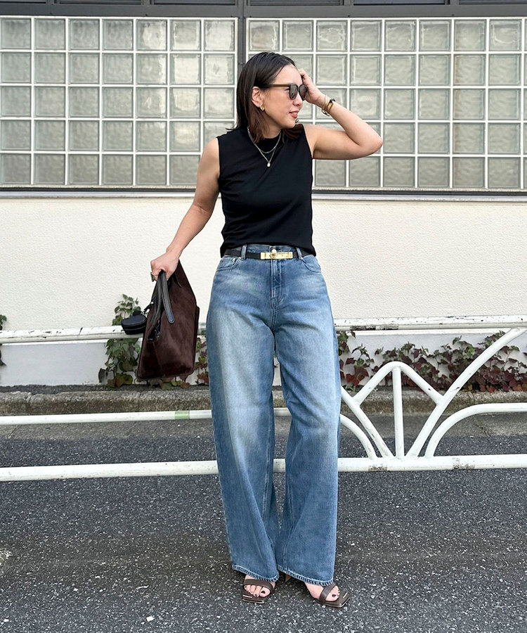 《4サイズ展開》【RM denim】ルーズワイドデニム