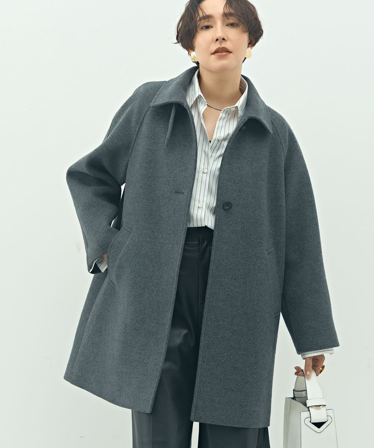 ステンカラー2WAYハーフコート（5-0030-6-08-003）｜NOLLEY'S sophi