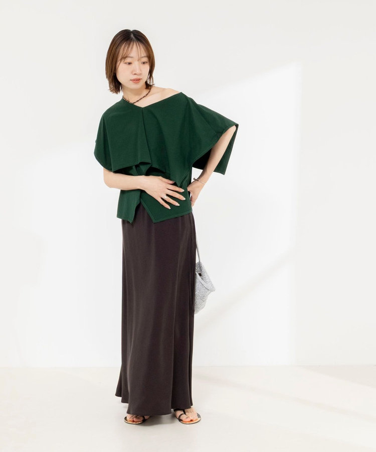 【WEB限定】ハンカチーフカラープルオーバー