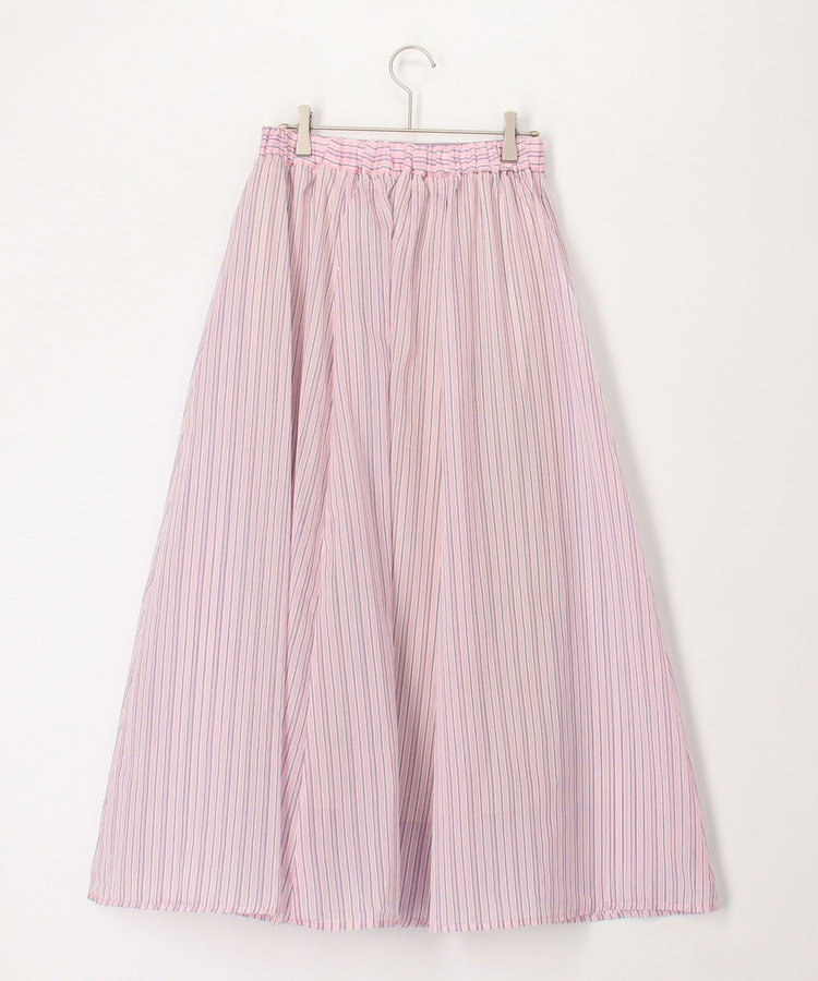 OUTLET限定 TIME SALE！］シアーストライプフレアスカート（5-0823-1