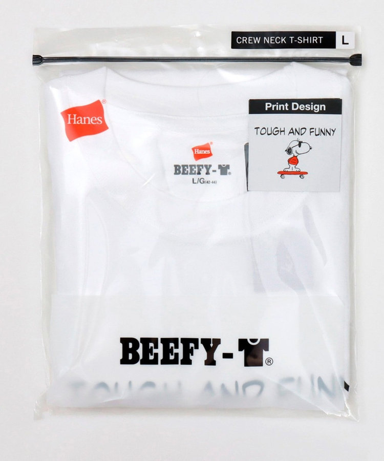 PEANUTS×BEEFY-T クルーネックTシャツ