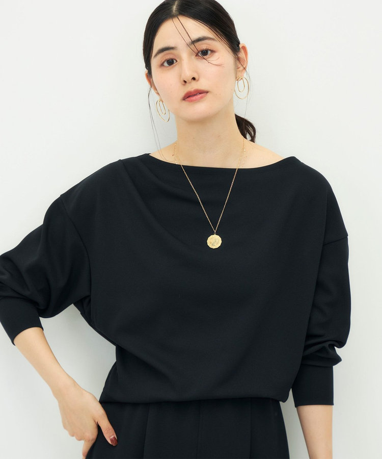 【BECシリーズ】《セットアップ対応》ウォッシャブルライトダンボールジョーゼット2WAYプルオーバー