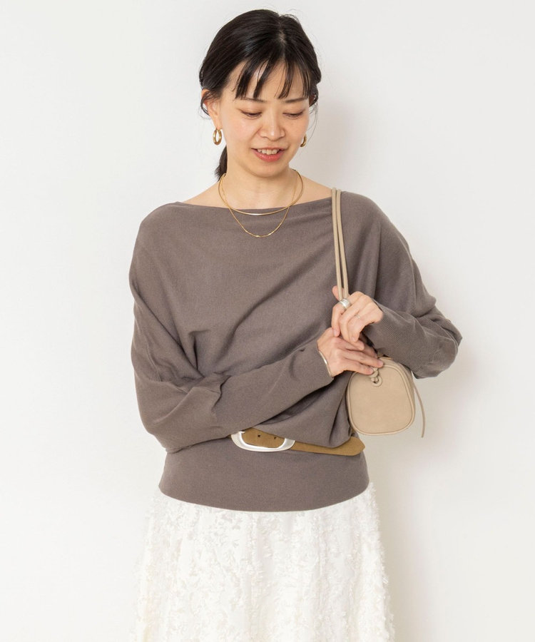 【BECシリーズ】【一部WEB限定カラーアイテム】ドレープドルマンプルオーバー
