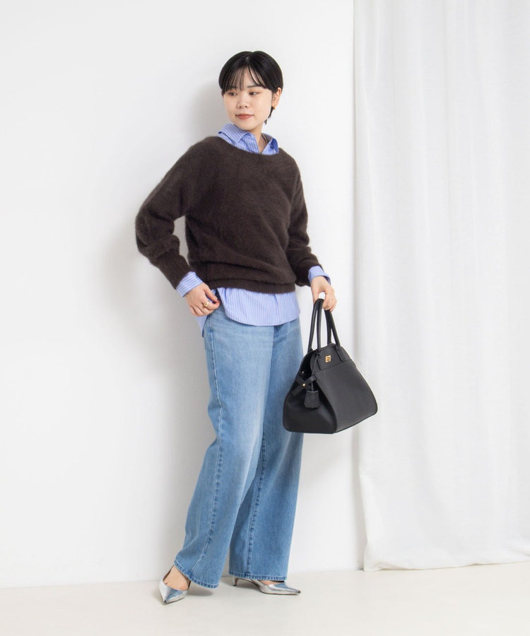 ヘアリー2WAYプルオーバーニット（5-0030-6-02-001）｜NOLLEY'S sophi