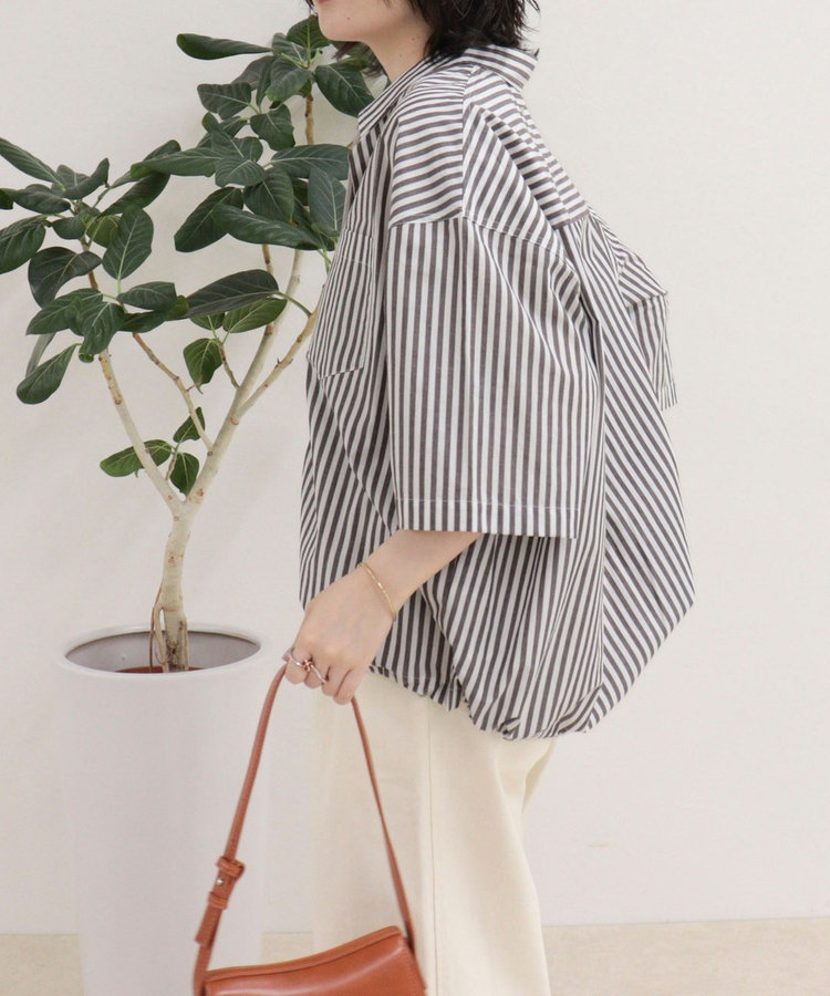 ［WEB限定 SPECIAL SALE！］【人気につき半袖Ver.で再登場】汗染み軽減加工COTTON半袖シャツブルゾン