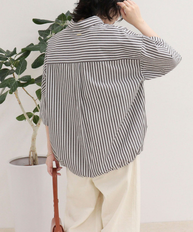 ［WEB限定 SPECIAL SALE！］【人気につき半袖Ver.で再登場】汗染み軽減加工COTTON半袖シャツブルゾン