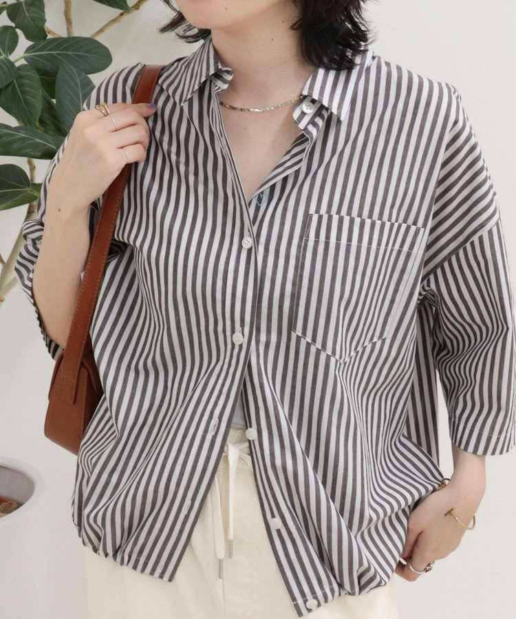 ［WEB限定 SPECIAL SALE！］【人気につき半袖Ver.で再登場】汗染み軽減加工COTTON半袖シャツブルゾン