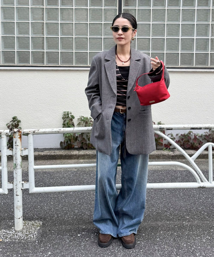 《4サイズ展開》【RM denim】ルーズワイドデニム