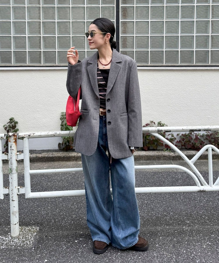 《4サイズ展開》【RM denim】ルーズワイドデニム