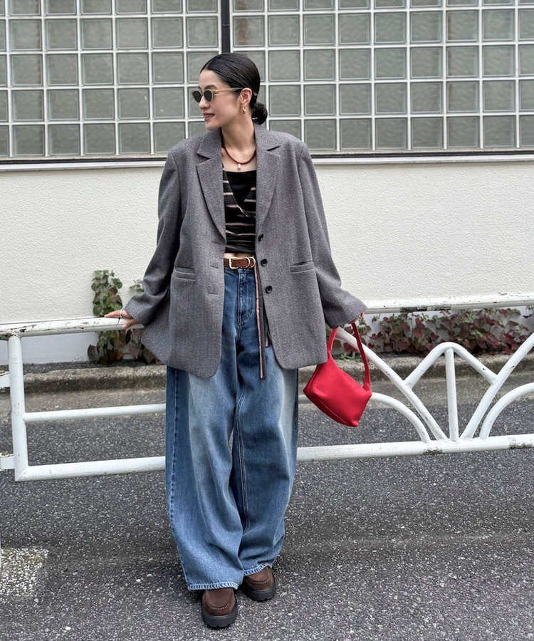 《4サイズ展開》【RM denim】ルーズワイドデニム