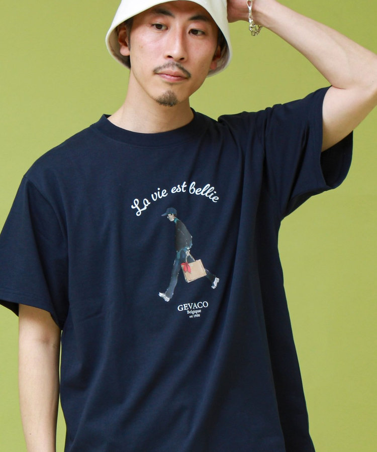 【GEVACO/ゲバコ】プリントＴシャツ