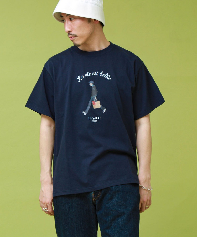 【GEVACO/ゲバコ】プリントＴシャツ