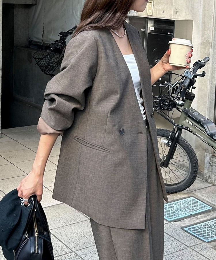 セットアップ対応》TR Vカラージャケット（4-0021-5-25-001）｜fredy