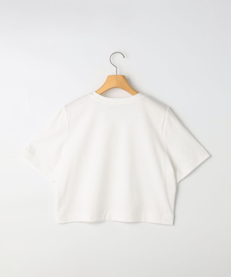 ［WEB限定 SPECIAL SALE！］《撥水/汗染み軽減》ショート丈ロゴTシャツ
