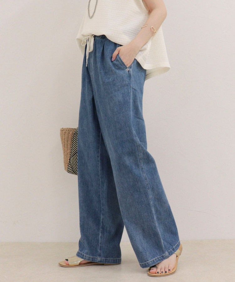 ［WEB限定 SPECIAL SALE！］ライトオンスデニムイージーパンツ