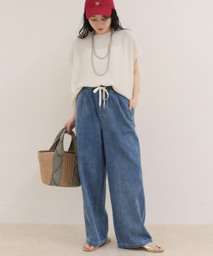 ［WEB限定 SPECIAL SALE！］ライトオンスデニムイージーパンツ