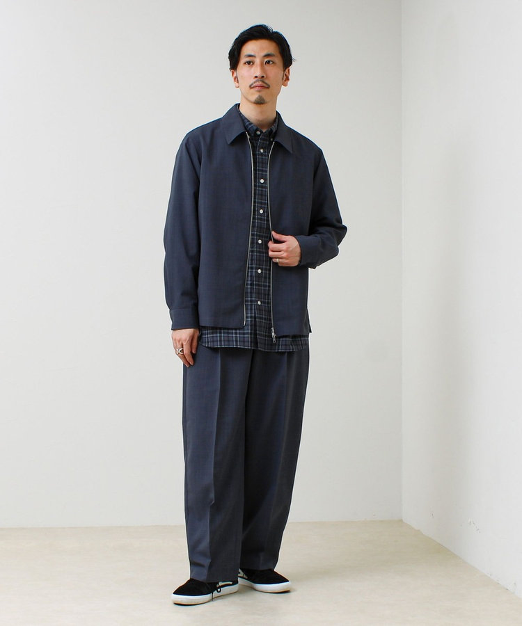 【セットアップ着用可能】ドライポリワイドパンツ
