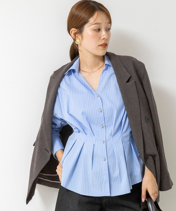 【WEB＆一部店舗限定カラー】ストレッチタフタスキッパータックシャツ