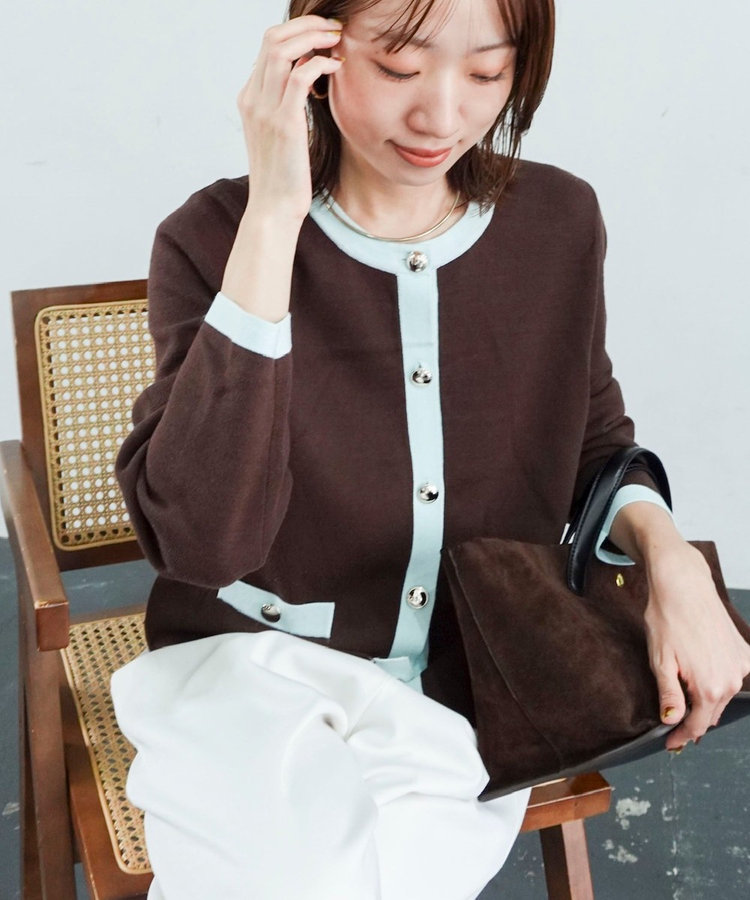 《調温性》ミラノリブニットジャケット