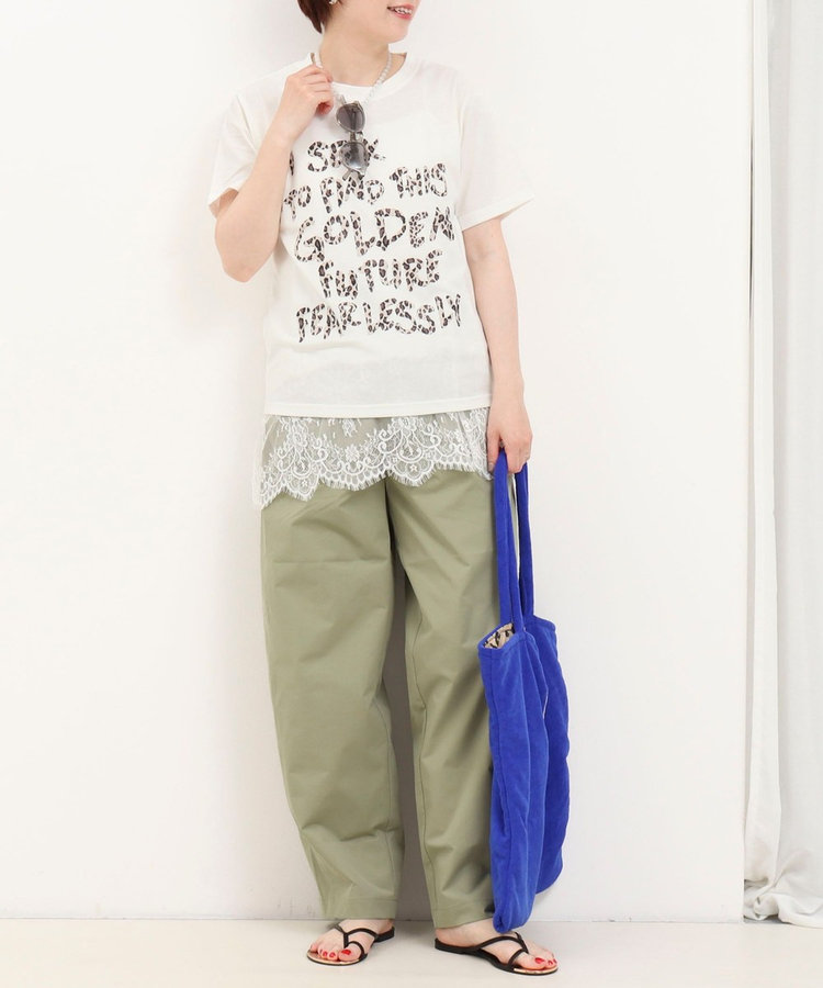 ヒョウ柄ロゴTee