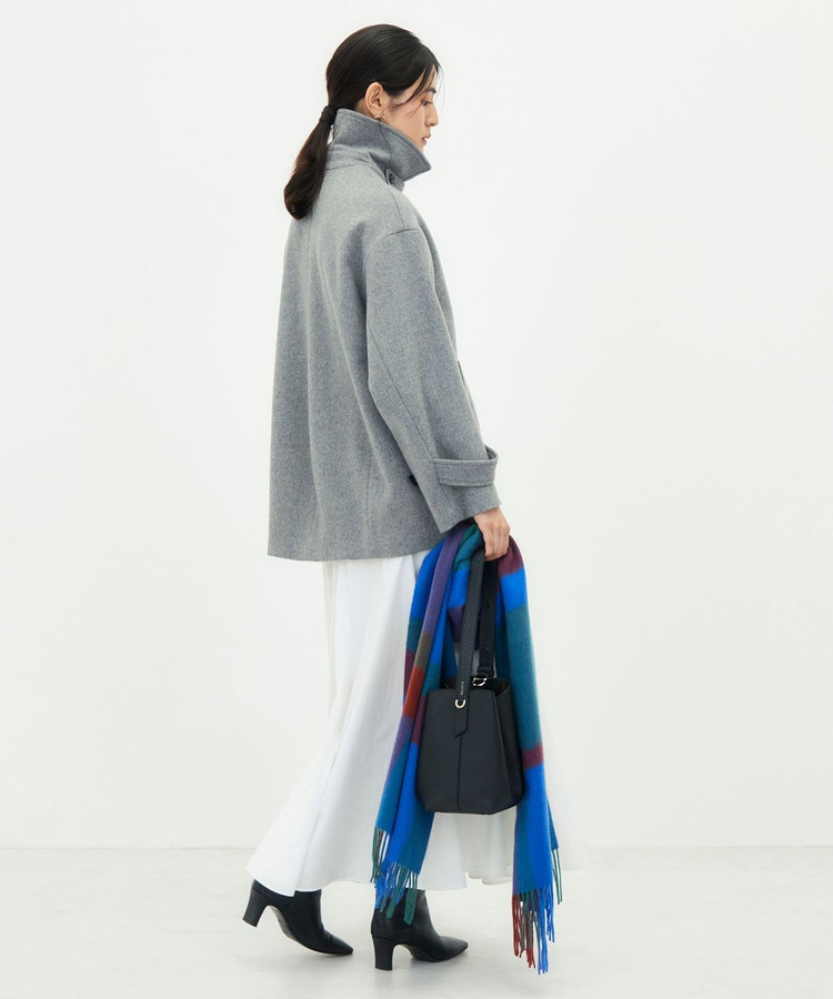 【一部WEB限カラー】ウールカシミヤダブルブレストコート