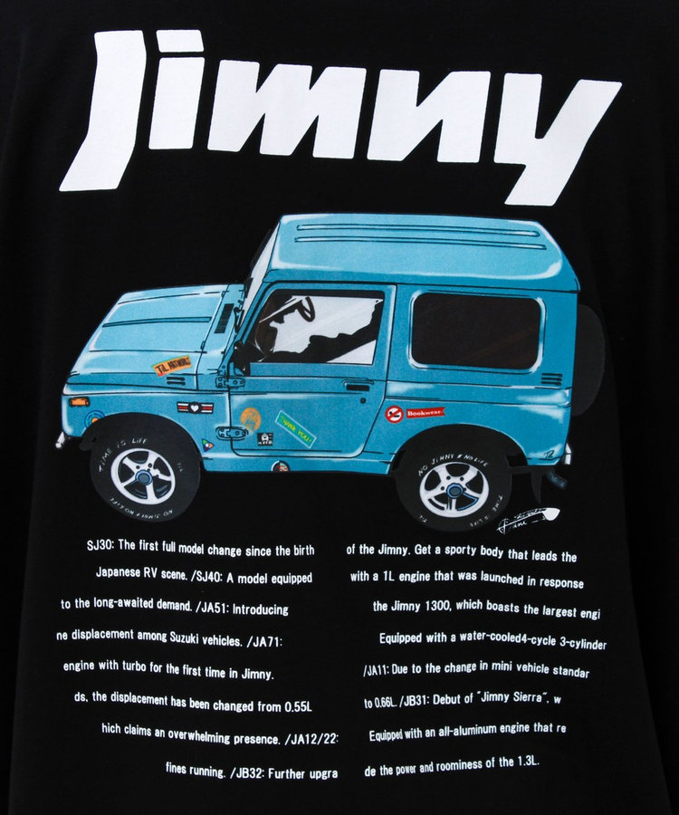【別注/実績アイテム】Suzuki Jimny プリントTシャツ