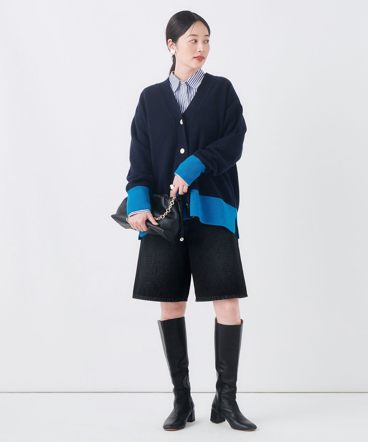 【WEB＆一部店舗限定カラーあり】MUSICゆったりVネックカーディガン