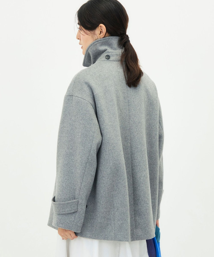 【一部WEB限カラー】ウールカシミヤダブルブレストコート