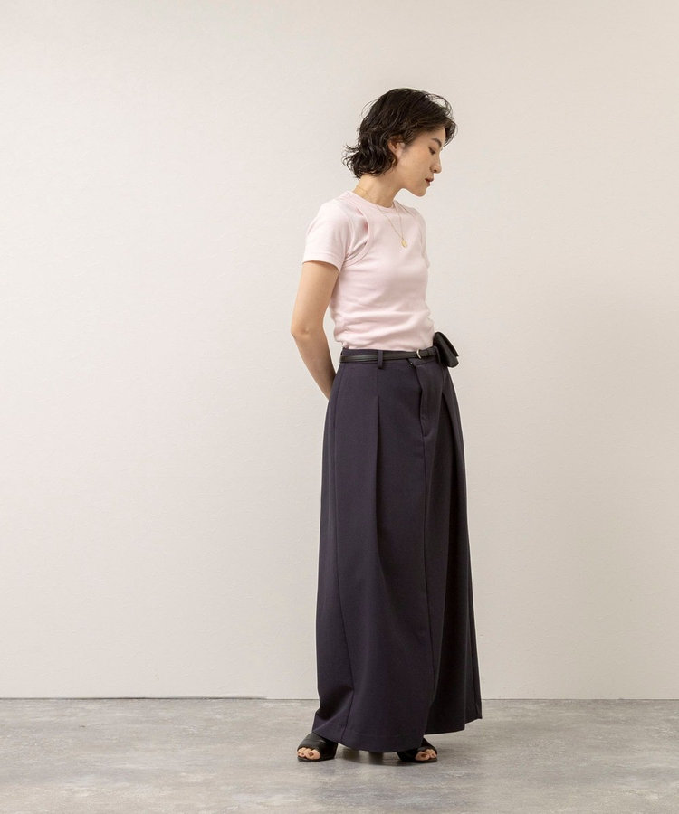 ［WEB限定 SPECIAL SALE！］【MAQWEL/マクウェル】ウォッシャブルCOTTON RIB タンクトップ