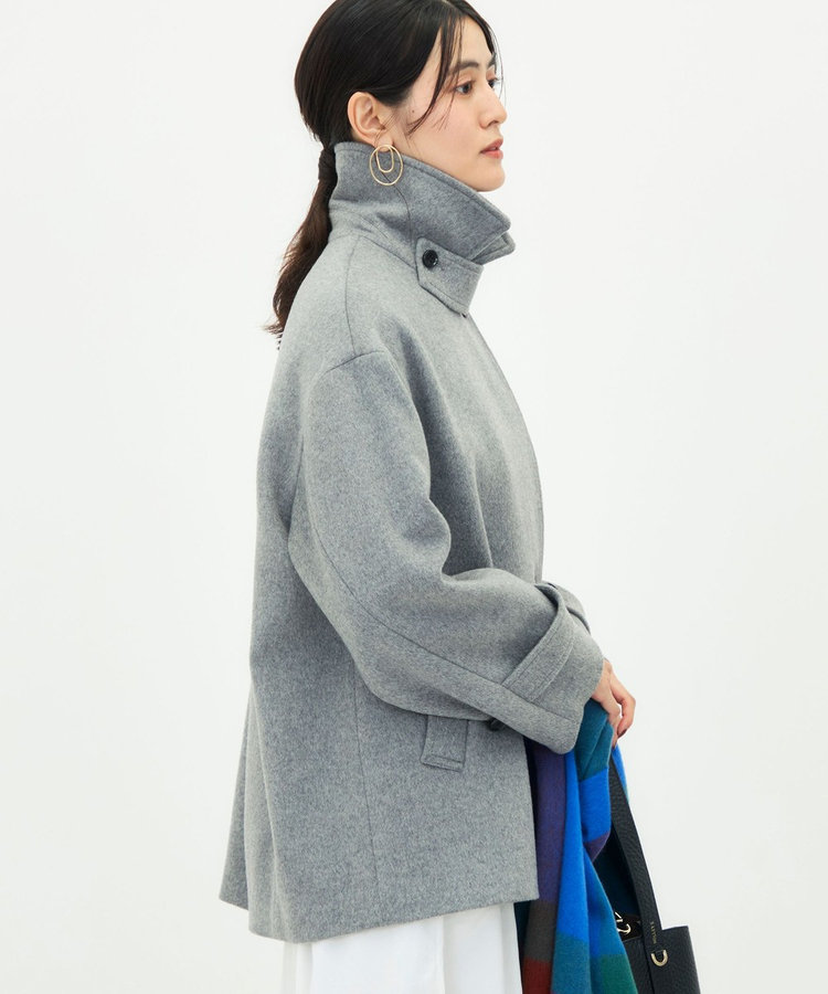 【一部WEB限カラー】ウールカシミヤダブルブレストコート