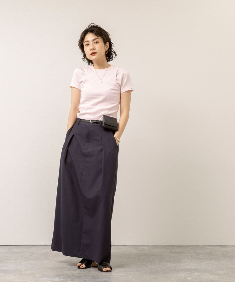 ［WEB限定 SPECIAL SALE！］【MAQWEL/マクウェル】ウォッシャブルCOTTON RIB タンクトップ