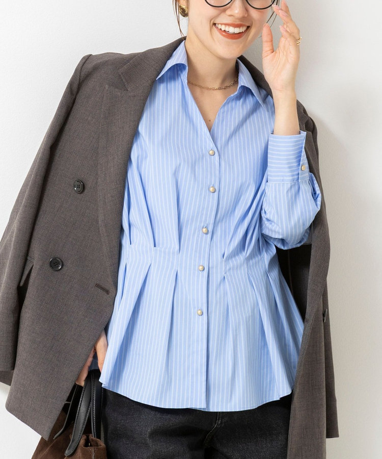 【WEB＆一部店舗限定カラー】ストレッチタフタスキッパータックシャツ