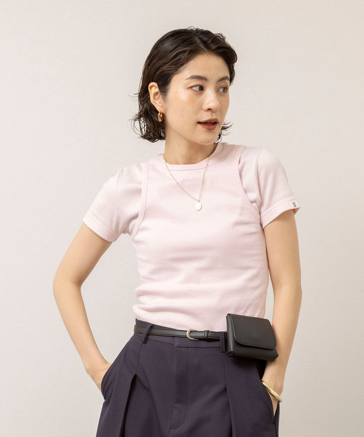 ［WEB限定 SPECIAL SALE！］【MAQWEL/マクウェル】ウォッシャブルCOTTON RIB タンクトップ