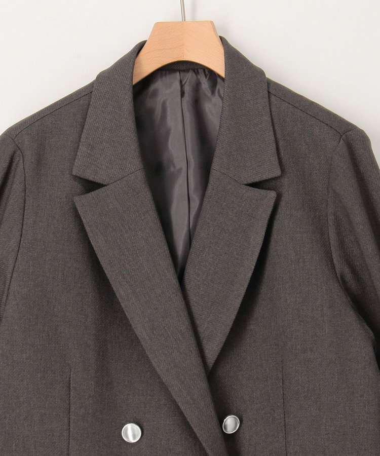 会員限定 BLACK FRIDAY対象］メランジ2WAYカルゼジャケット（5-0818-5