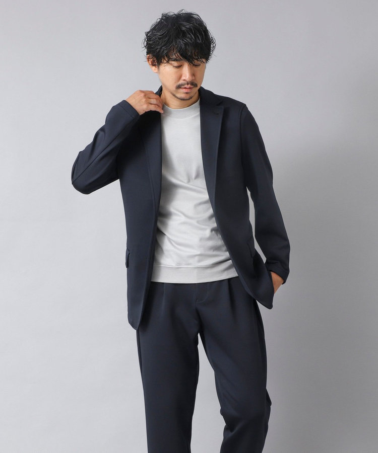 ACTIVE SECT】《セットアップ》ダブルニットスーツ ジャケット&パンツ