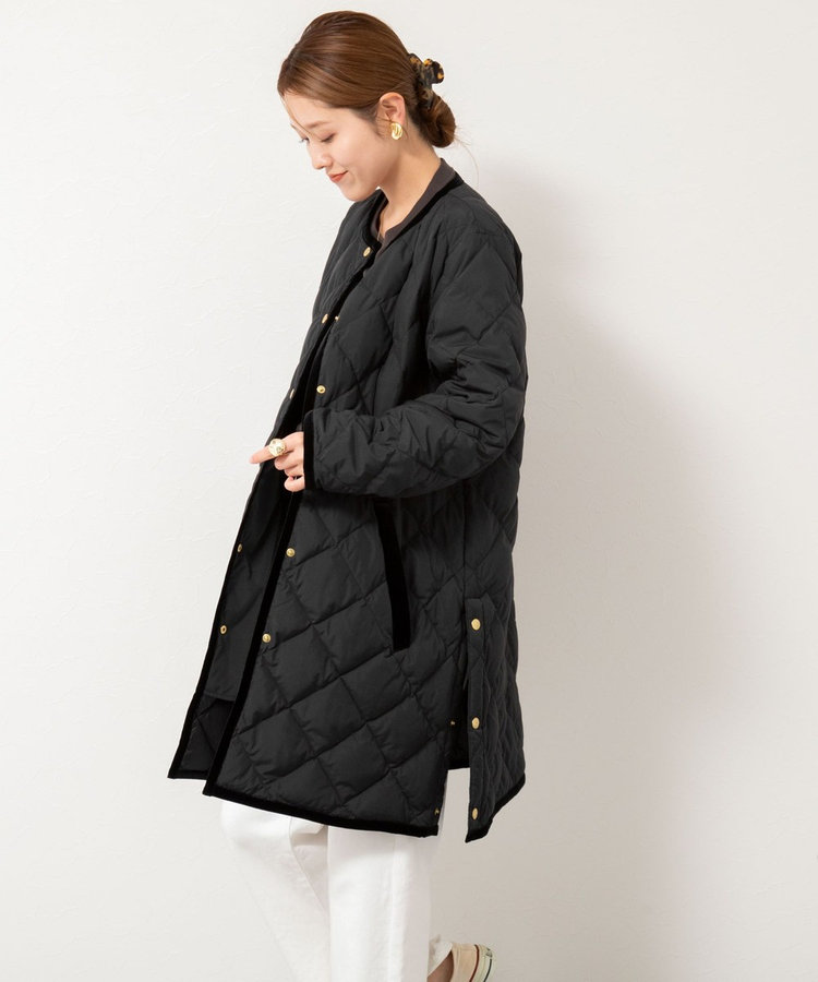 TAION×LIMONTA】別注ベロアパイピングロングダウン（5-0205-6-08-002