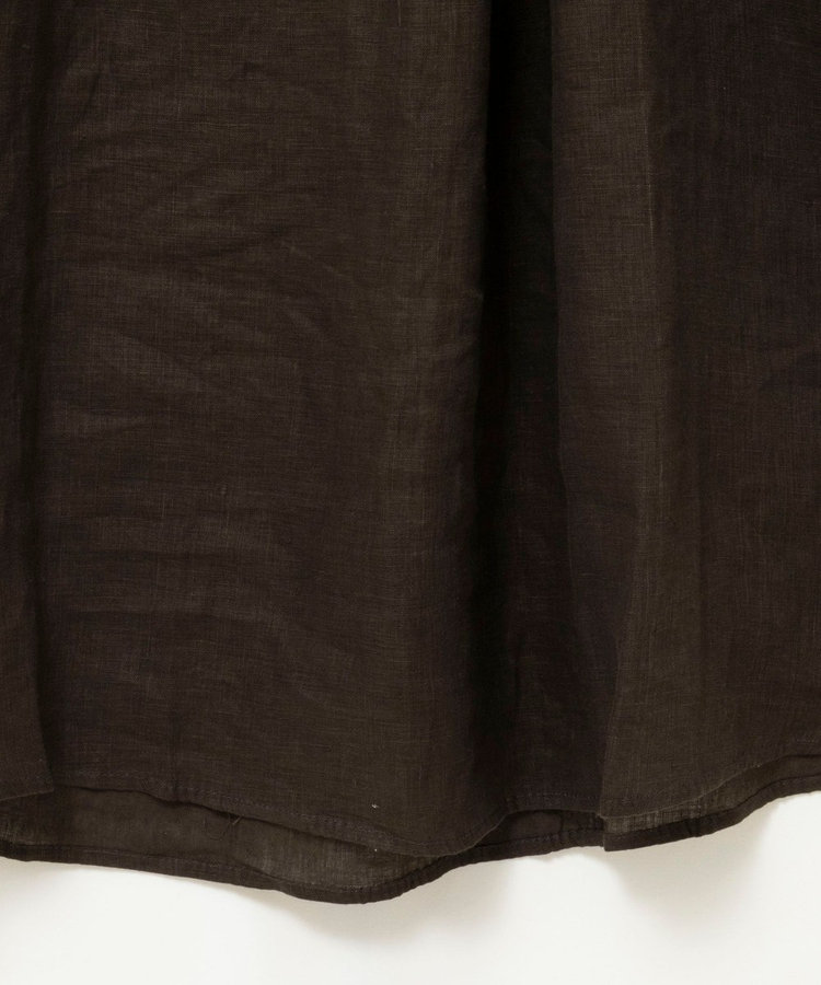 【WALANCE/ワランス】natural dye linen balloon sleeve dress