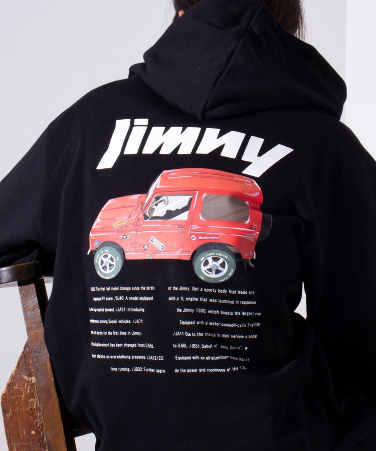 FREDY＆GLOSTER限定 TIME SALE！］【WILDERNESS EXPERIENCE×JIMNY】別注バックプリント  パーカー（3-0636-5-53-003）｜GLOSTER(グロスター）｜men（MEN）｜NOLLEY'S MALL（ノーリーズ モール）