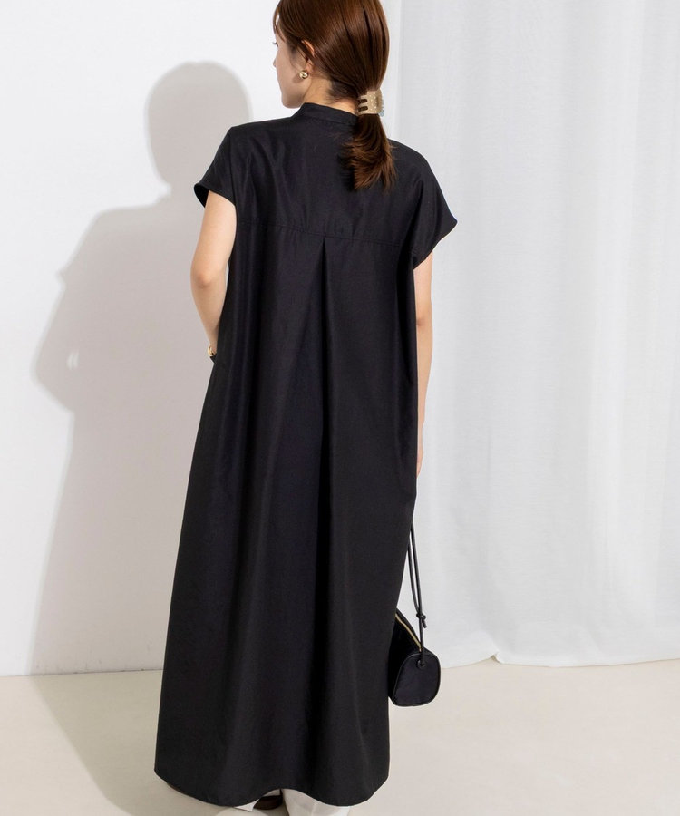 【WEB＆一部店舗限定カラー】ウォッシャブルエクセルテックタンブラースタンドカラースキッパーワンピース