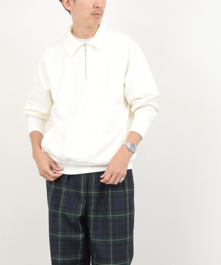 【BATONER/バトナー】HIGH BULKY JUMBERCA URAKE HALF ZIP ジャンベルカ 裏毛ハーフジップ 26AW