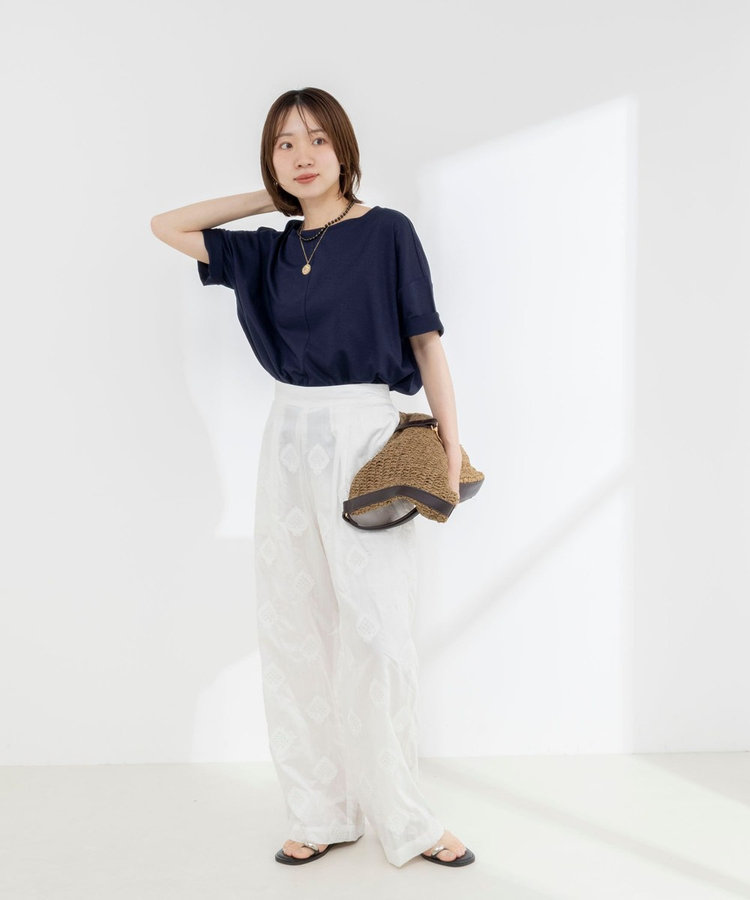 【WEB限定】ウォッシャブルリヨセル綿オトナT