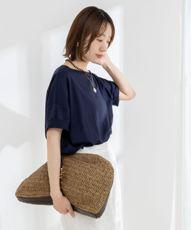 【WEB限定】ウォッシャブルリヨセル綿オトナT