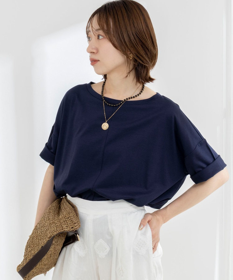 【WEB限定】ウォッシャブルリヨセル綿オトナT